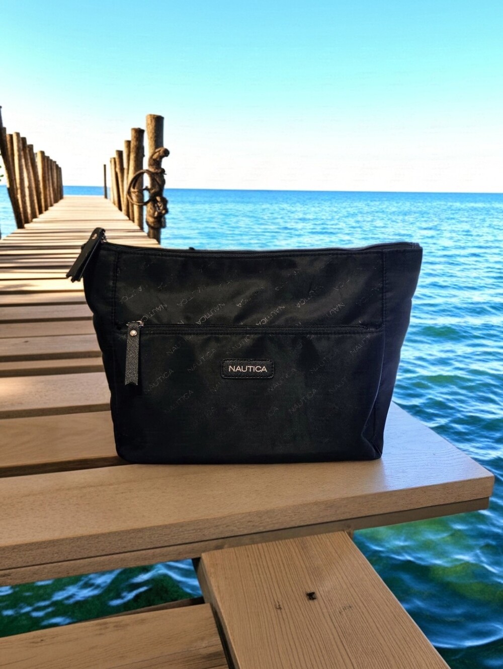 Nautica - Black Travel Pouch